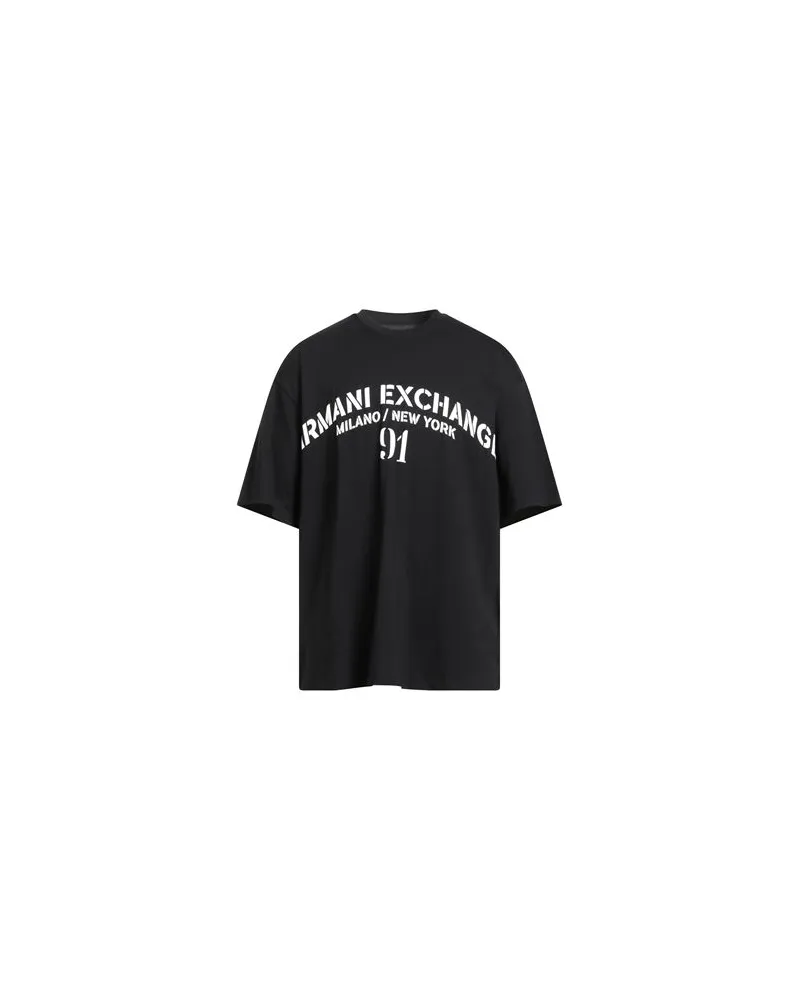 Armani Exchange TOPS - T-shirtsauf YOOX.COM Schwarz
