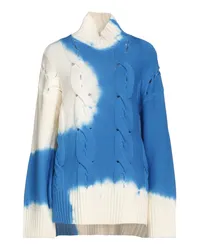 OFF-WHITE Rollkragenpullover Azurblau