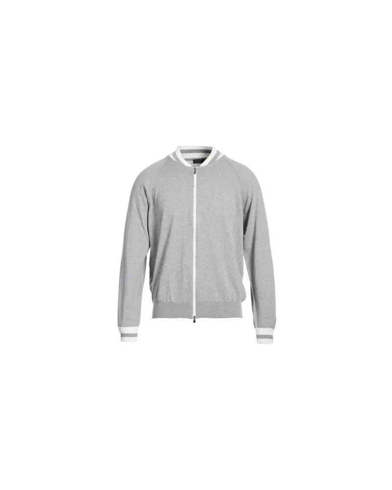 BARBA STRICKWAREN - Strickjackenauf YOOX.COM Grau