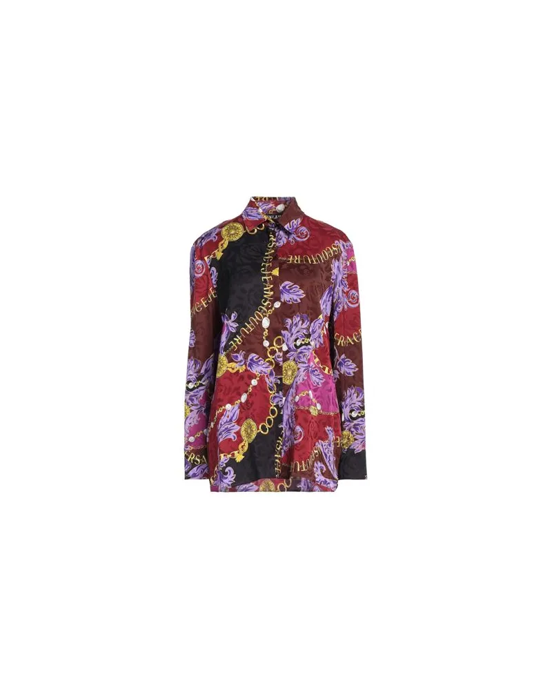 Versace Jeans TOPS - Hemdenauf YOOX.COM Bordeaux