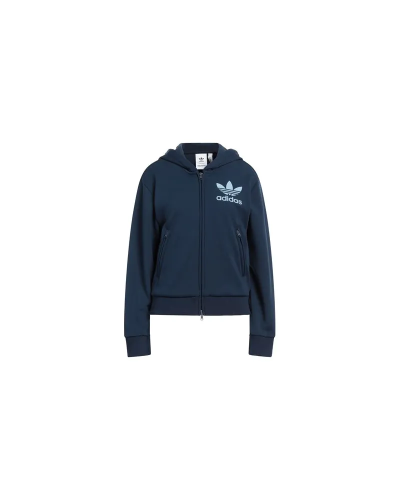 adidas TOPS - Sweatshirtsauf YOOX.COM Marineblau