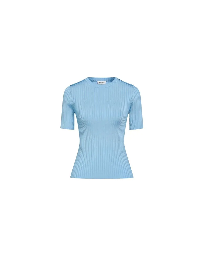Nanushka STRICKWAREN - Pulloverauf YOOX.COM Hellblau