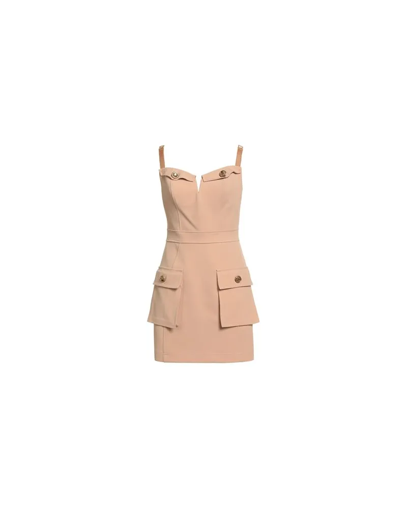 Elisabetta Franchi KLEIDER - Mini-Kleiderauf YOOX.COM Kamel