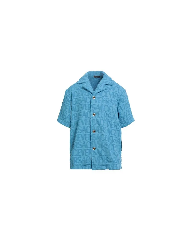 Versace TOPS - Hemdenauf YOOX.COM Azurblau