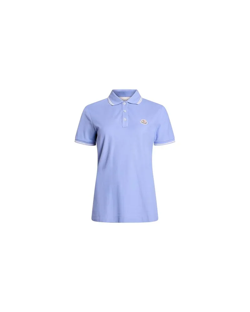 Moncler TOPS - Poloshirtsauf YOOX.COM Hellblau