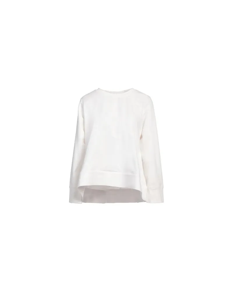 Alpha Studio TOPS - Sweatshirtsauf YOOX.COM Weiß