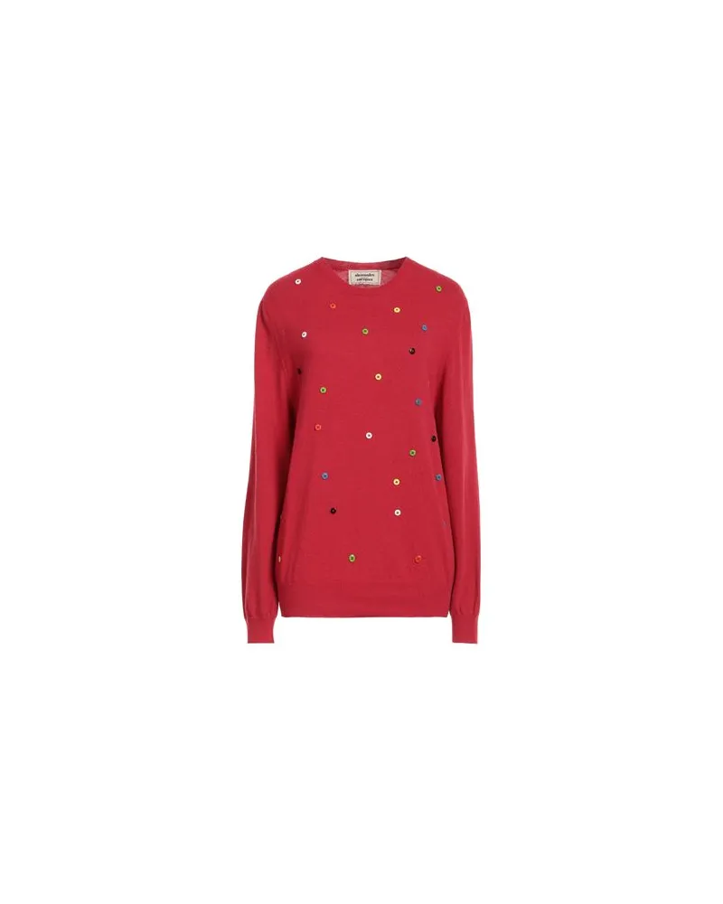 Alessandro Enriquez STRICKWAREN - Pulloverauf YOOX.COM Rot