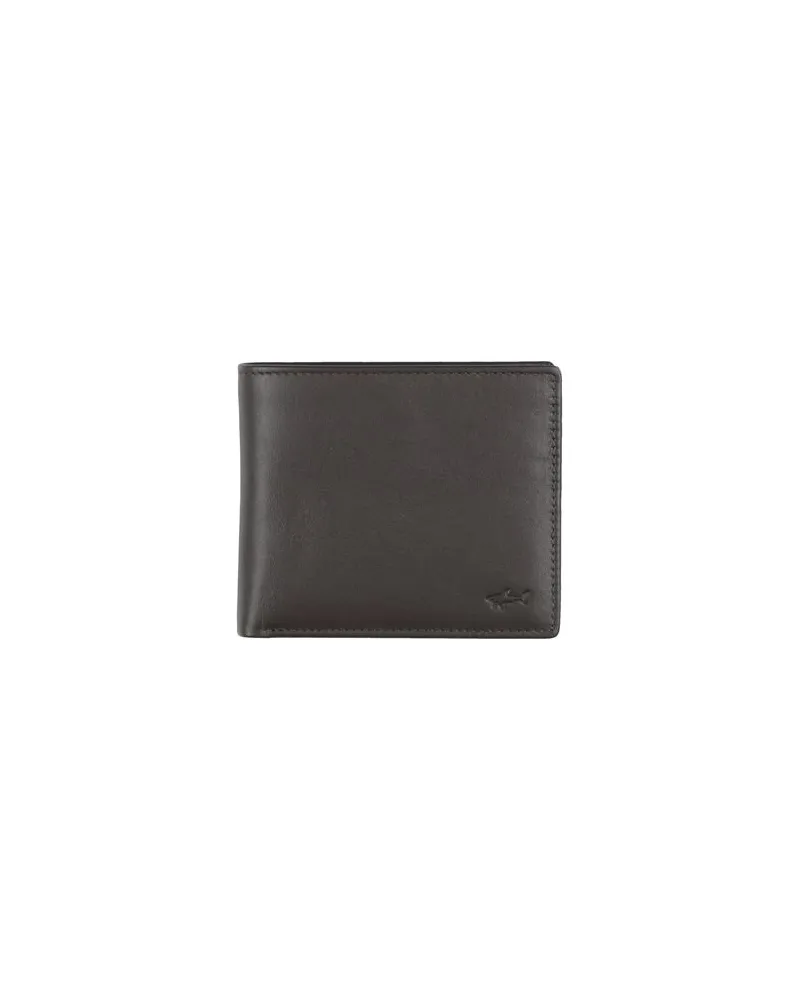 Paul & Shark Kleinlederwaren - Brieftaschenauf YOOX.COM Dunkelbraun