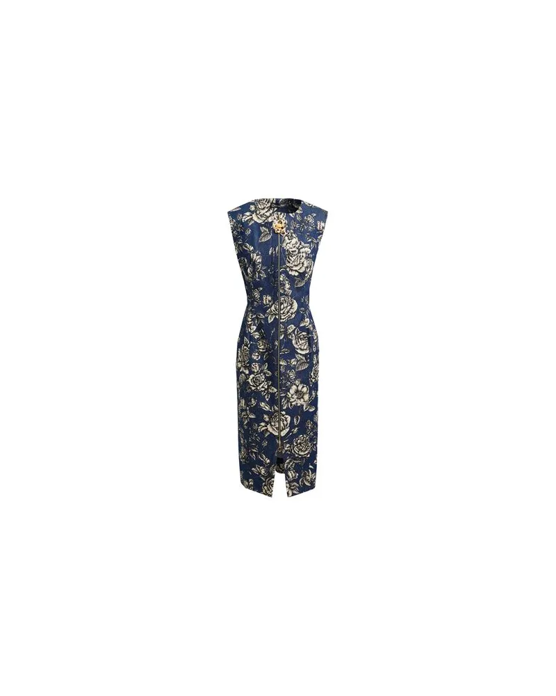 Oscar de la Renta KLEIDER - Midi-Kleiderauf YOOX.COM Blau