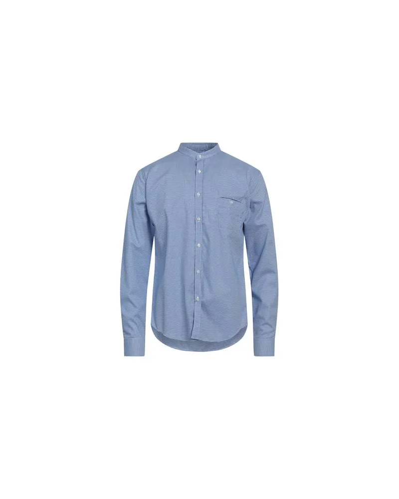 AT.P.CO TOPS - Hemdenauf YOOX.COM Azurblau