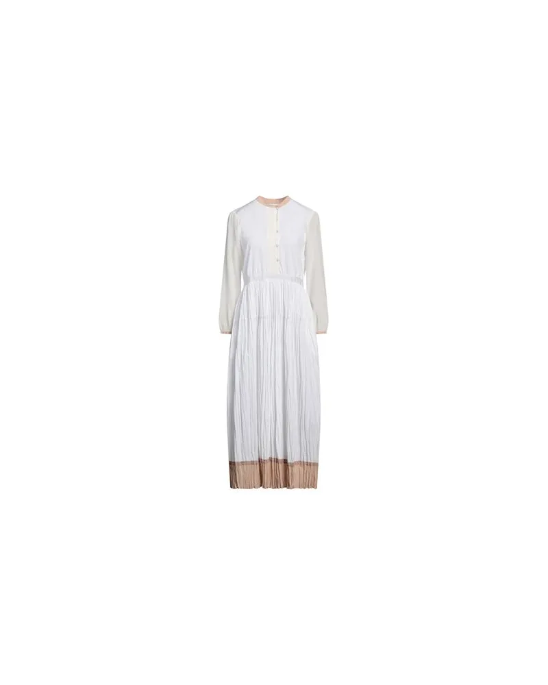 AGNONA KLEIDER - Maxi-Kleiderauf YOOX.COM Weiß