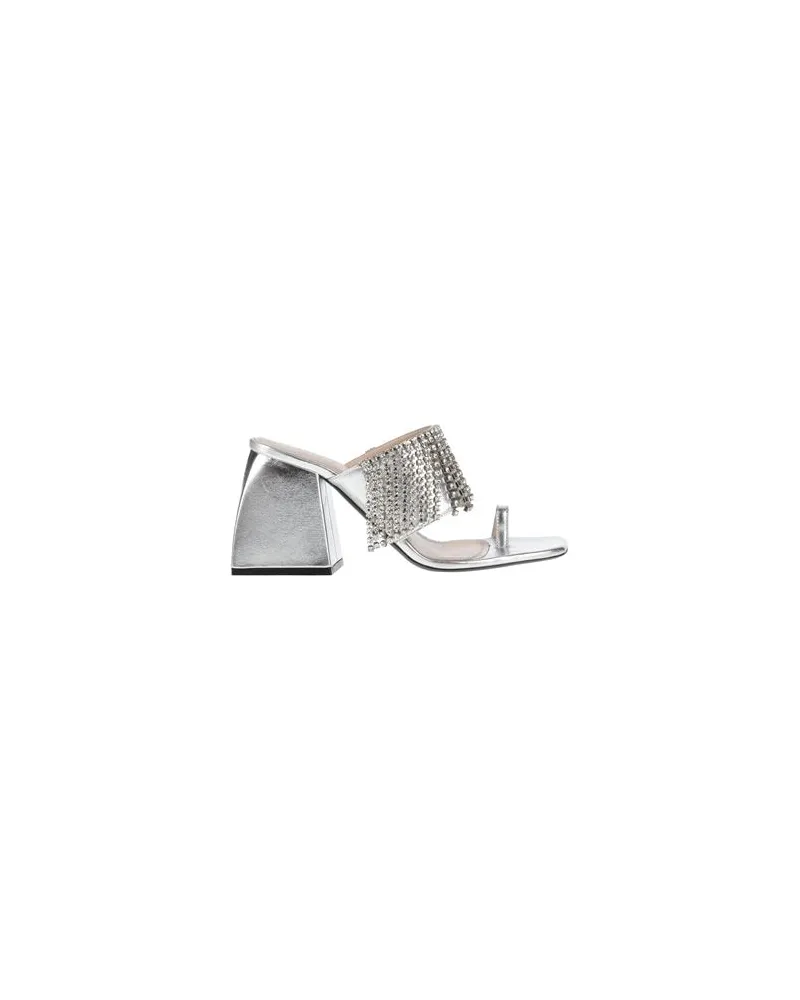 NODALETO SCHUHE - Zehentrennerauf YOOX.COM Silber
