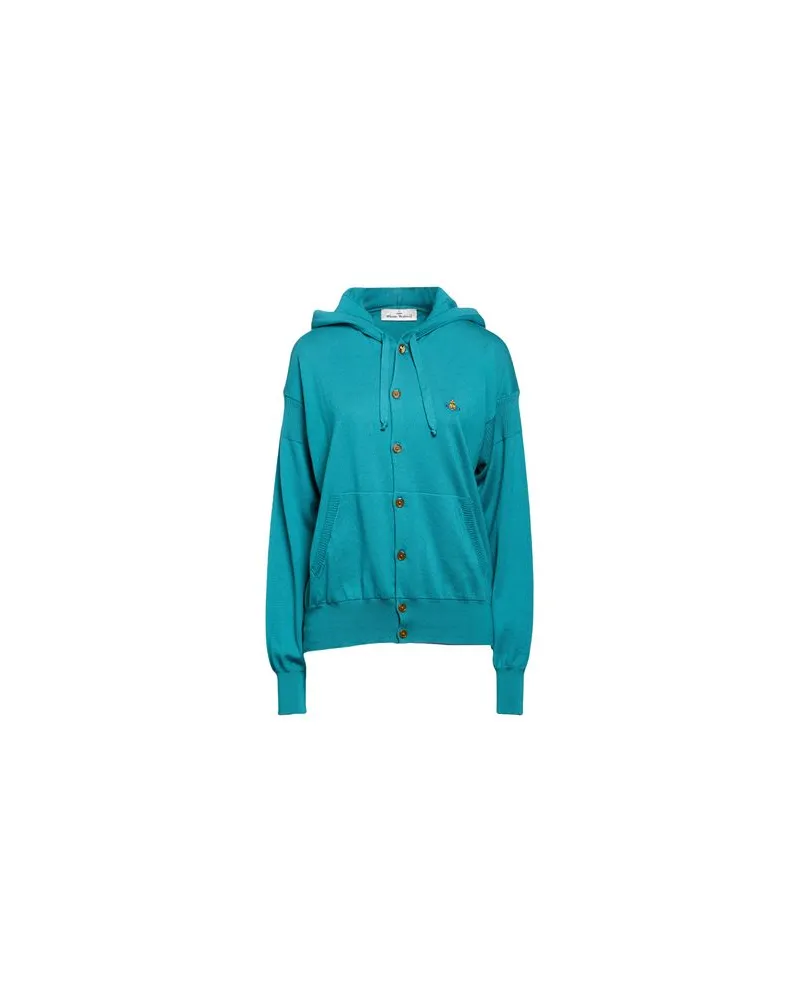 Vivienne Westwood STRICKWAREN - Strickjackenauf YOOX.COM Aquamarin