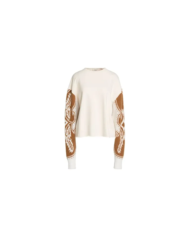 AKEP TOPS - Sweatshirtsauf YOOX.COM Cremeweiß