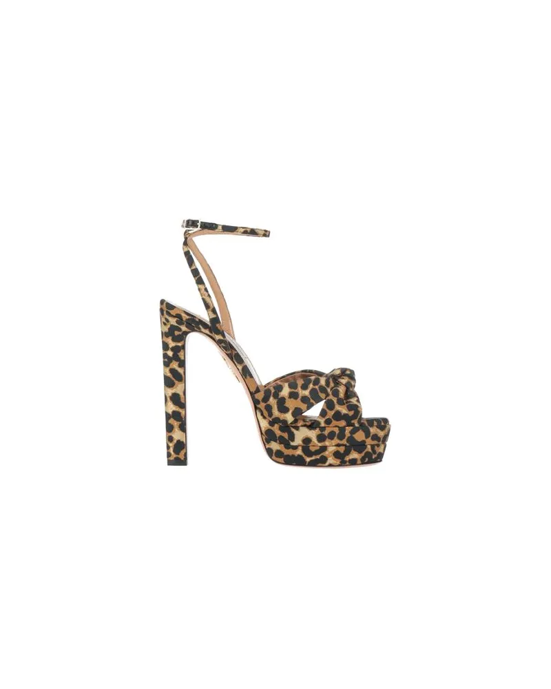 Aquazzura SCHUHE - Sandalenauf YOOX.COM Kamel