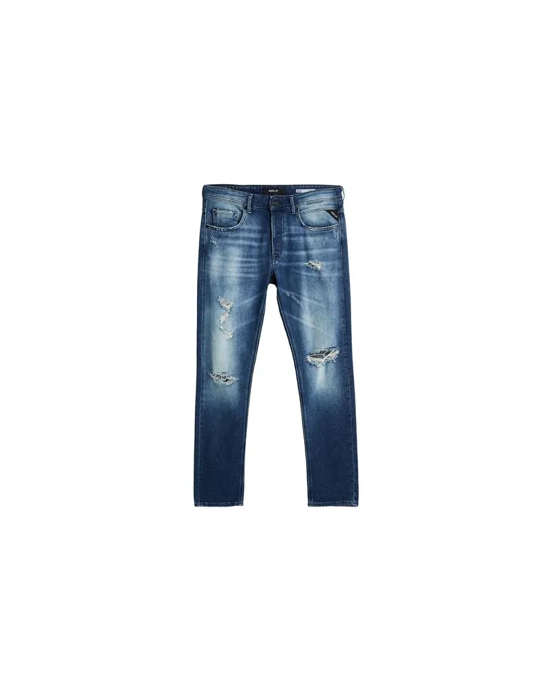 Replay HOSEN & RÖCKE - Jeanshosenauf YOOX.COM Blau