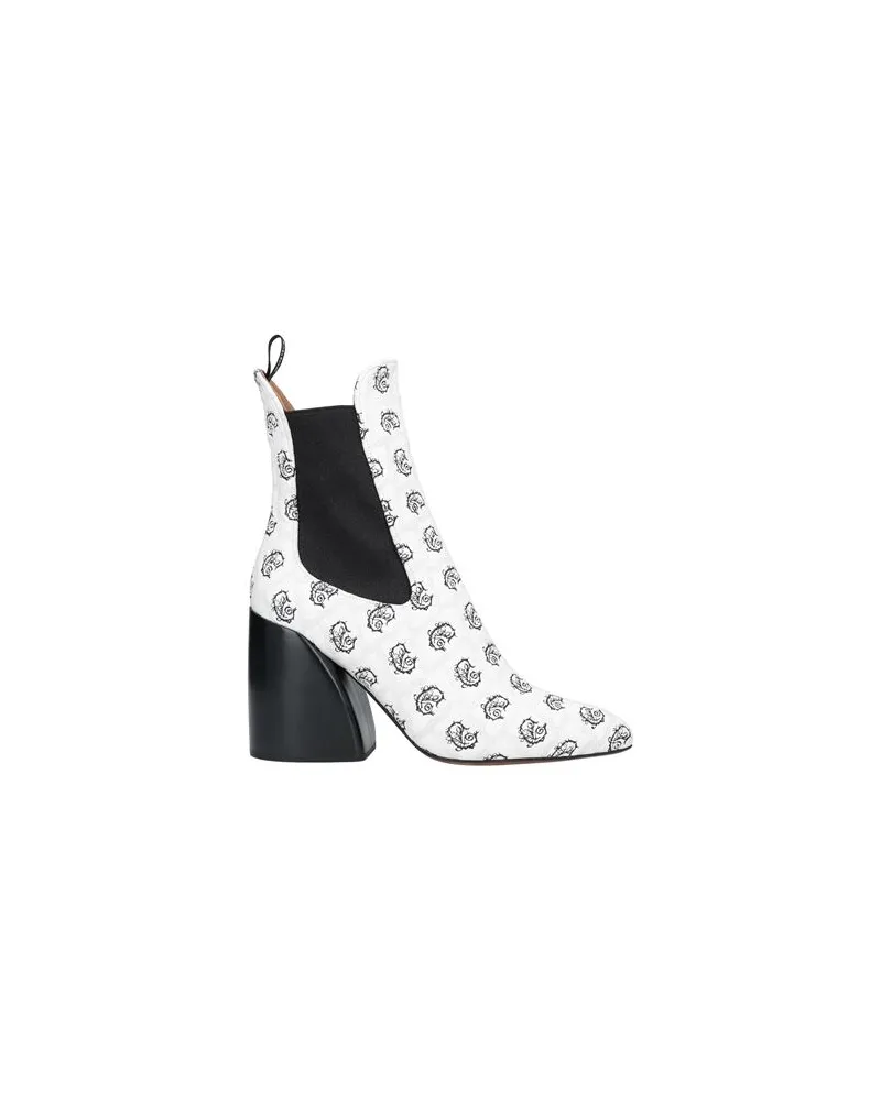 Chloé SCHUHE - Stiefelettenauf YOOX.COM Weiß
