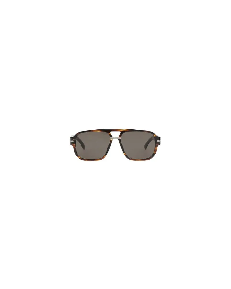 HUGO BOSS BRILLEN - Sonnenbrillenauf YOOX.COM Dunkelbraun