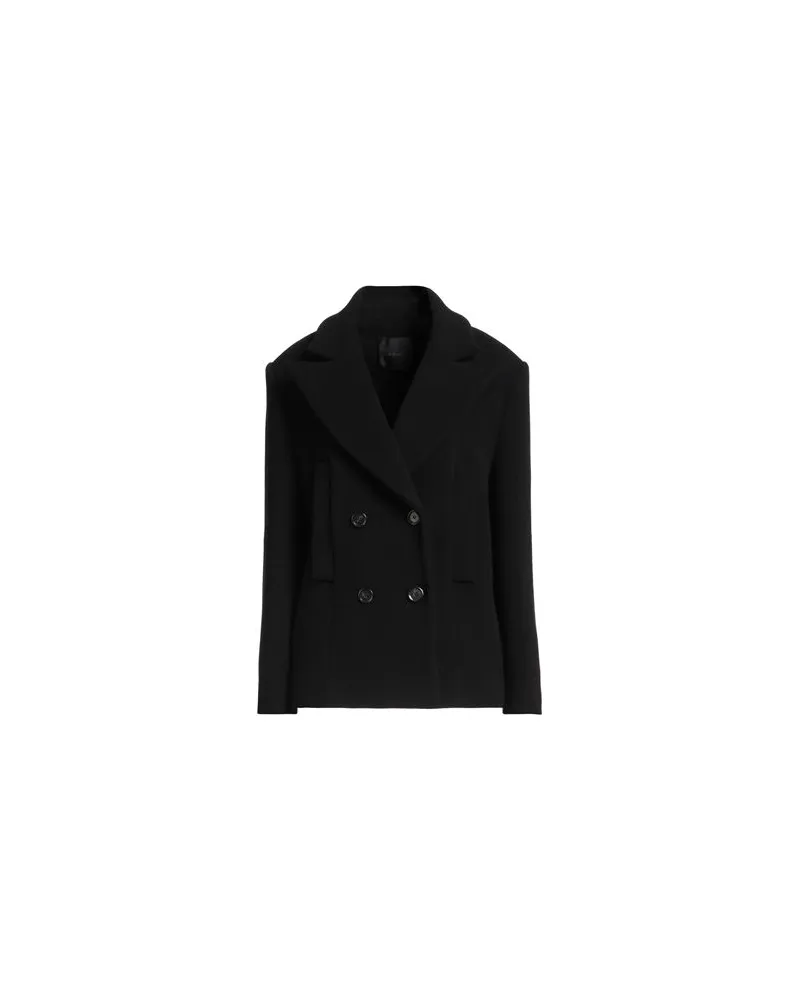Pinko JACKEN & MÄNTEL - Mäntelauf YOOX.COM Schwarz
