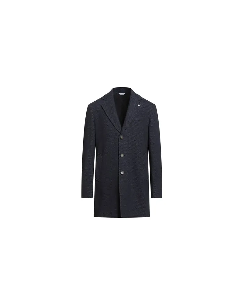 Manuel Ritz JACKEN & MÄNTEL - Mäntelauf YOOX.COM Marineblau