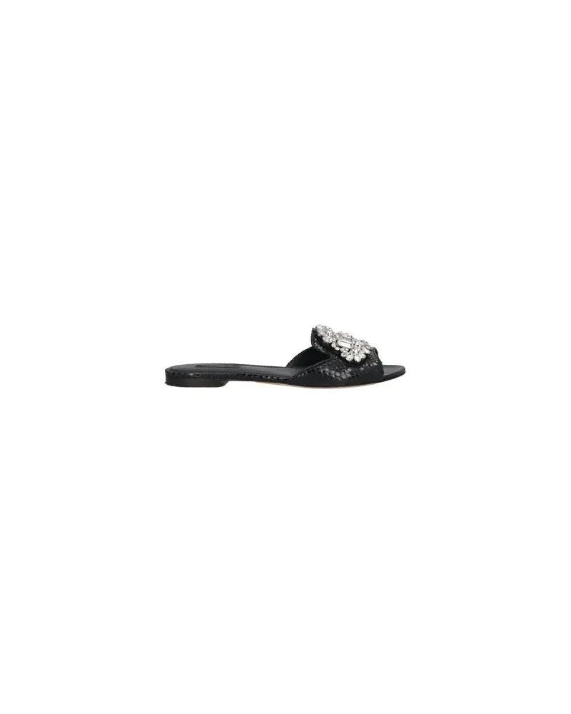 Dolce & Gabbana SCHUHE - Sandalenauf YOOX.COM Schwarz
