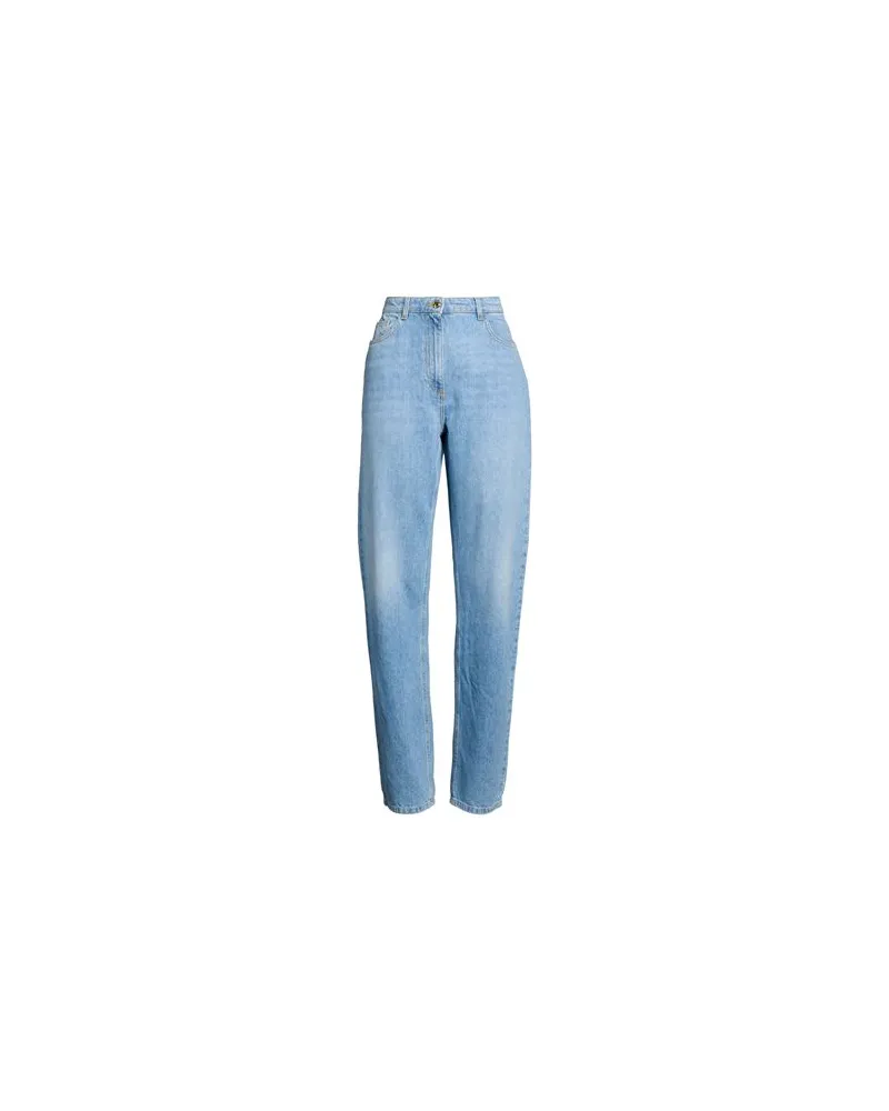 Elisabetta Franchi HOSEN & RÖCKE - Jeanshosenauf YOOX.COM Blau
