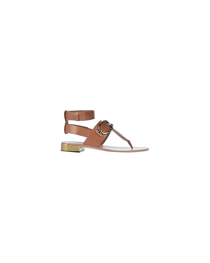 TOD'S SCHUHE - Zehentrennerauf YOOX.COM Braun