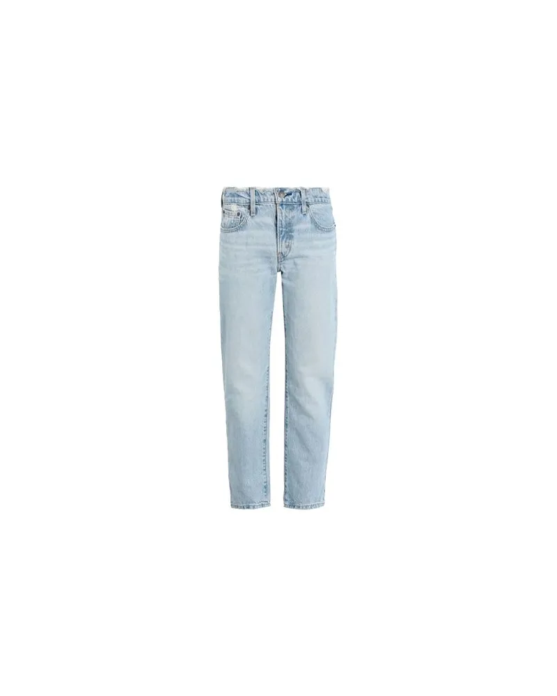 Levi's MIDDY STRAIGHT LIGHT INDIGO - WORN IN	 - HOSEN & RÖCKE - Jeanshosenauf YOOX.COM Blau
