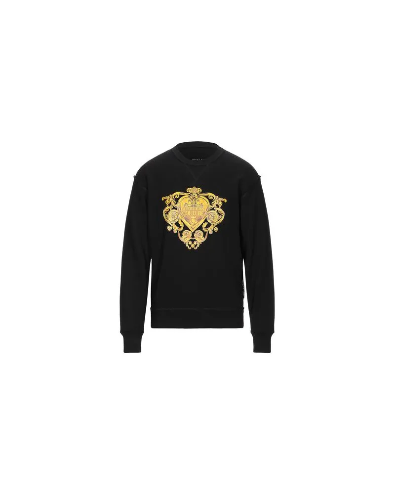 Versace Jeans TOPS - Sweatshirtsauf YOOX.COM Schwarz