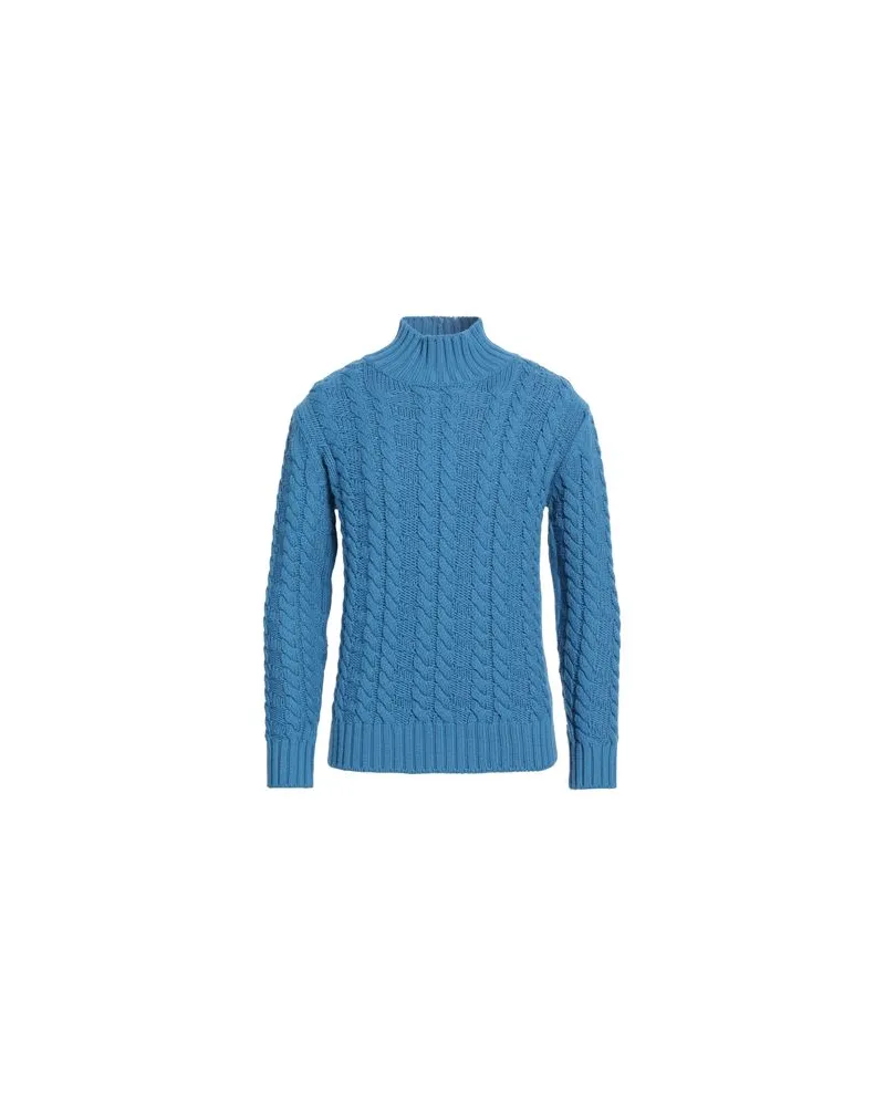 Paolo Pecora Milano STRICKWAREN - Rollkragenpulloverauf YOOX.COM Azurblau