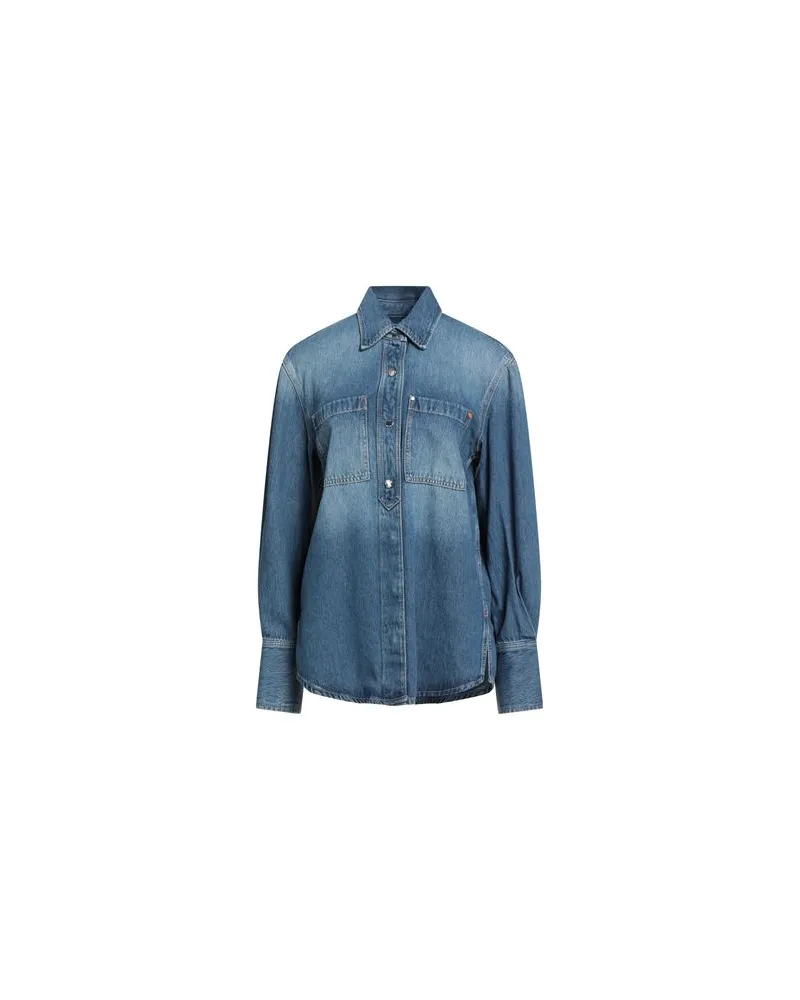 HUGO BOSS TOPS - Jeanshemdenauf YOOX.COM Blau