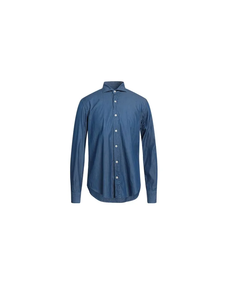 Eleventy TOPS - Jeanshemdenauf YOOX.COM Blau