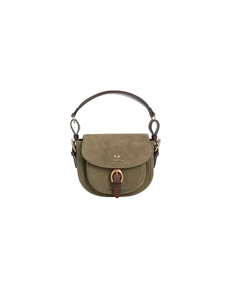 La Martina TASCHEN - Handtaschenauf YOOX.COM Militärgrün
