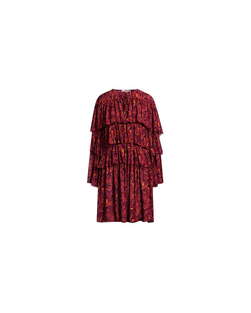 Maliparmi KLEIDER - Midi-Kleiderauf YOOX.COM Ziegelrot