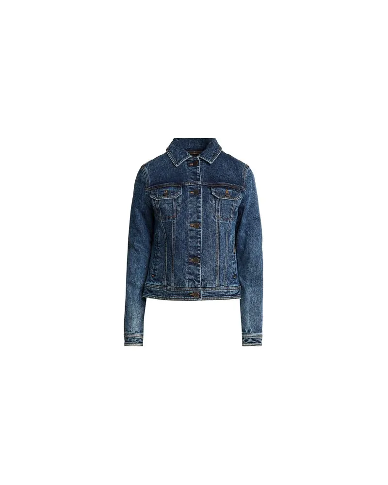 MOORER JACKEN & MÄNTEL - Jeansjacken/Mäntelauf YOOX.COM Blau