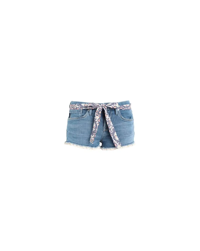 Superdry. HOSEN & RÖCKE - Jeansshortsauf YOOX.COM Blau