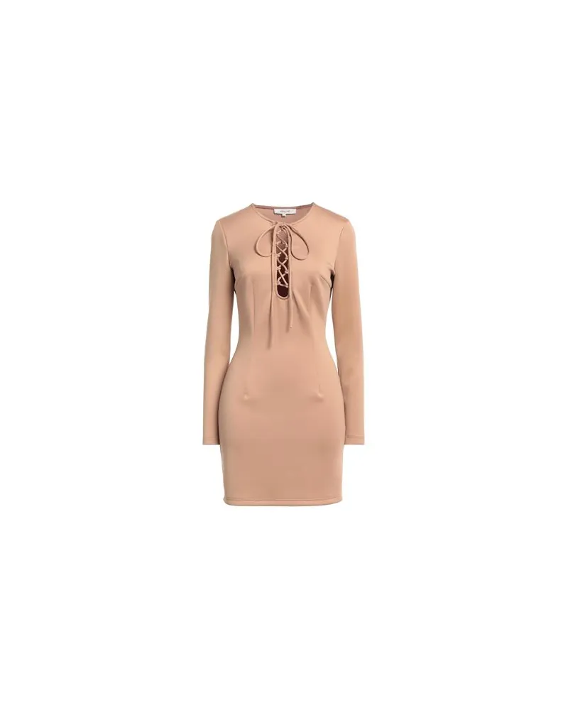 KORALLINE KLEIDER - Mini-Kleiderauf YOOX.COM Hellbraun