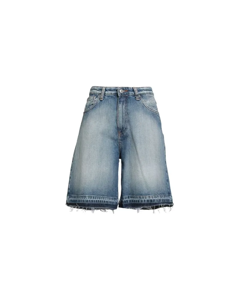 VICOLO DENIM COUTURE - HOSEN & RÖCKE - Jeansshortsauf YOOX.COM Blau