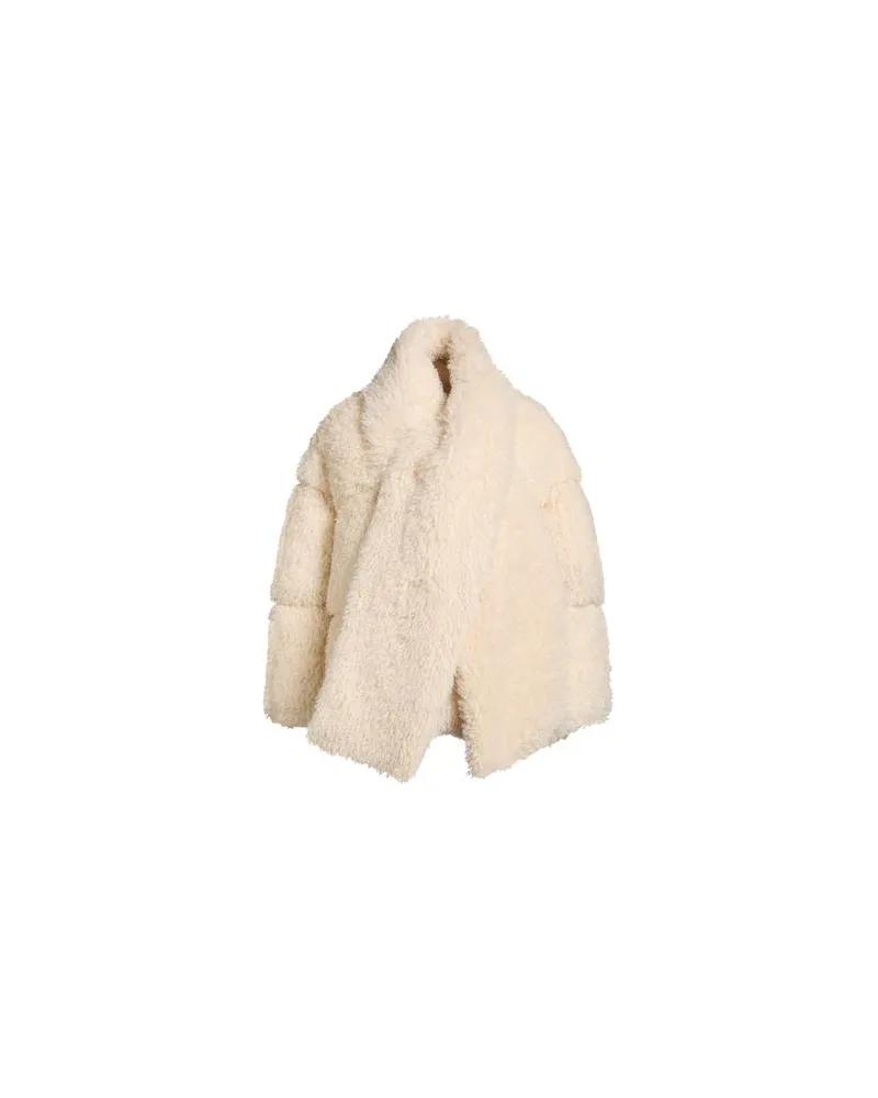 Karl Lagerfeld JACKEN & MÄNTEL - Shearling- & Kunstfellauf YOOX.COM Elfenbein