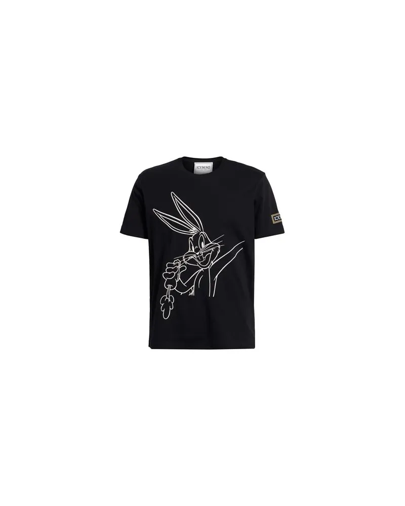 Iceberg LOONEY TUNES - TOPS - T-shirtsauf YOOX.COM Schwarz
