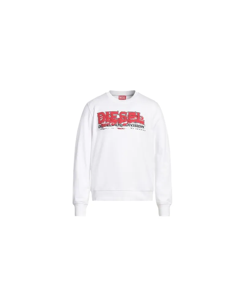 Diesel TOPS - Sweatshirtsauf YOOX.COM Weiß