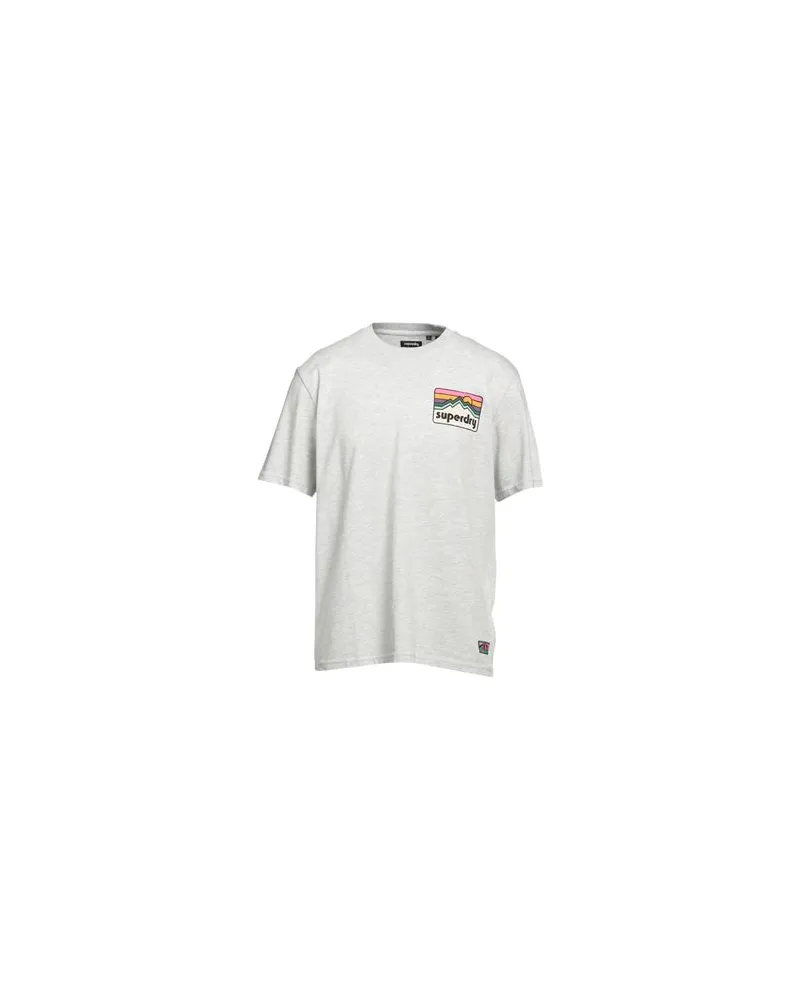 Superdry. VINTAGE 90S TERRAIN TEE  - TOPS - T-shirtsauf YOOX.COM Hellgrau