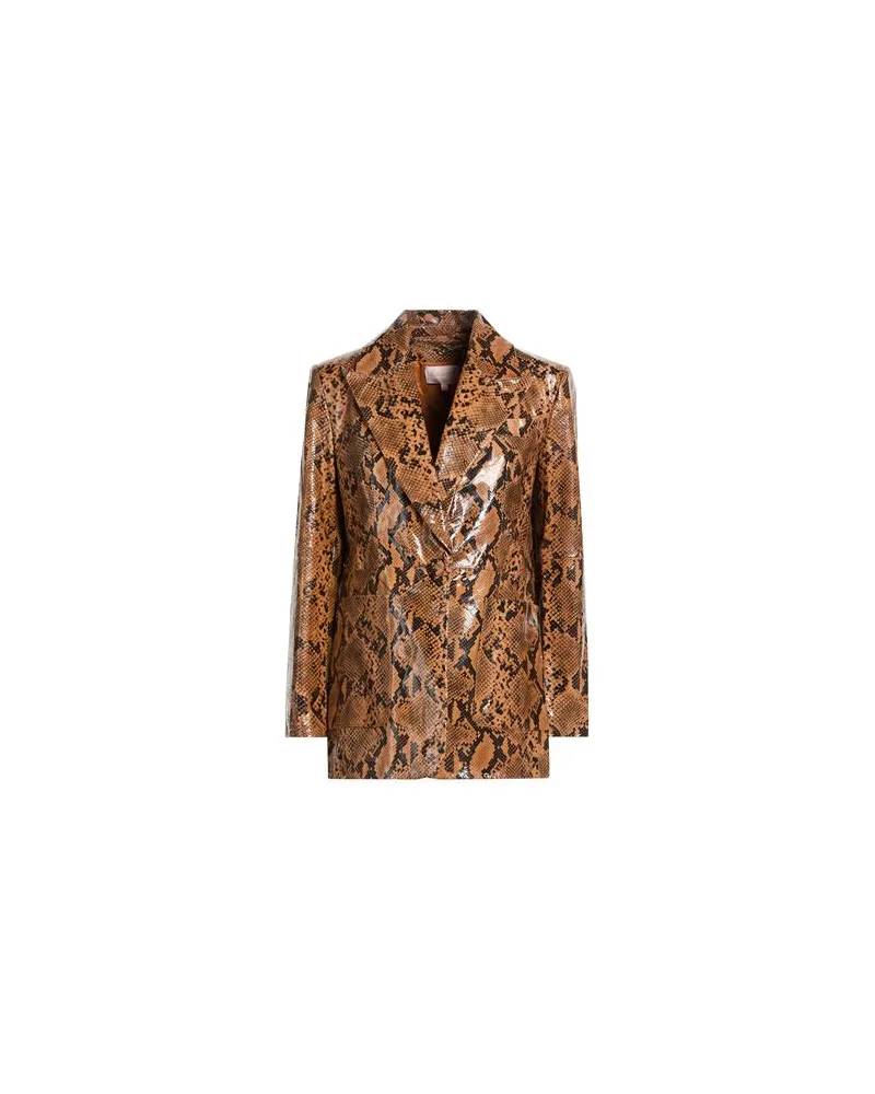 Luisa Spagnoli ANZÜGE und CO-ORDS - Blazersauf YOOX.COM Braun