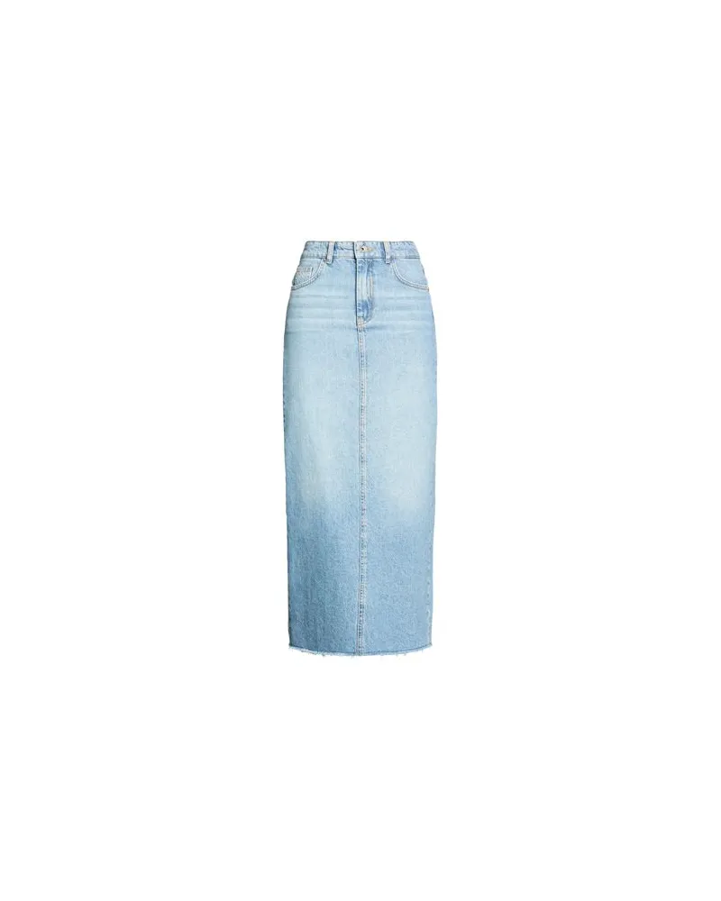 Patrizia Pepe HOSEN & RÖCKE - Jeansröckeauf YOOX.COM Blau