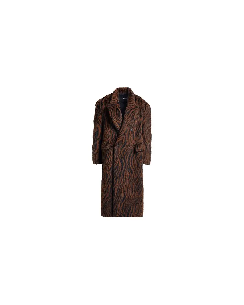 Hevò JACKEN & MÄNTEL - Mäntelauf YOOX.COM Braun