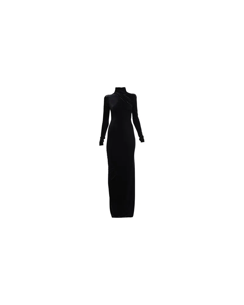 Amazuìn KLEIDER - Maxi-Kleiderauf YOOX.COM Schwarz