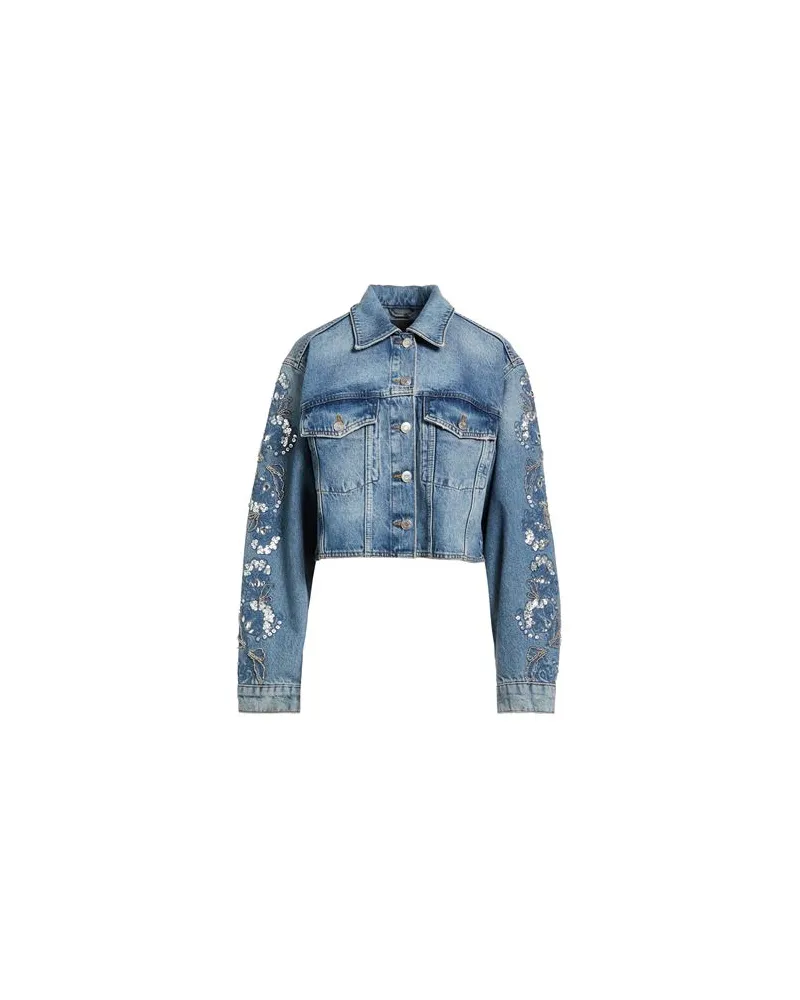 Maje JACKEN & MÄNTEL - Jeansjacken/Mäntelauf YOOX.COM Blau