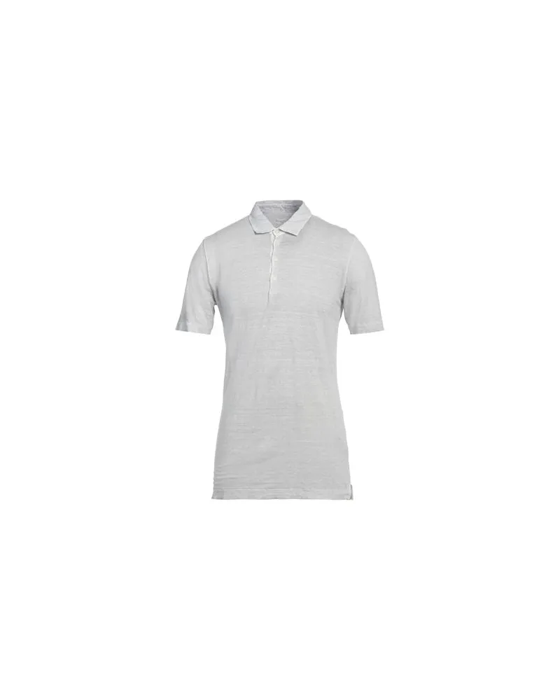 120% Lino TOPS - Poloshirtsauf YOOX.COM Hellgrau