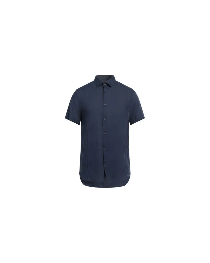 Armani Exchange TOPS - Hemdenauf YOOX.COM Marineblau