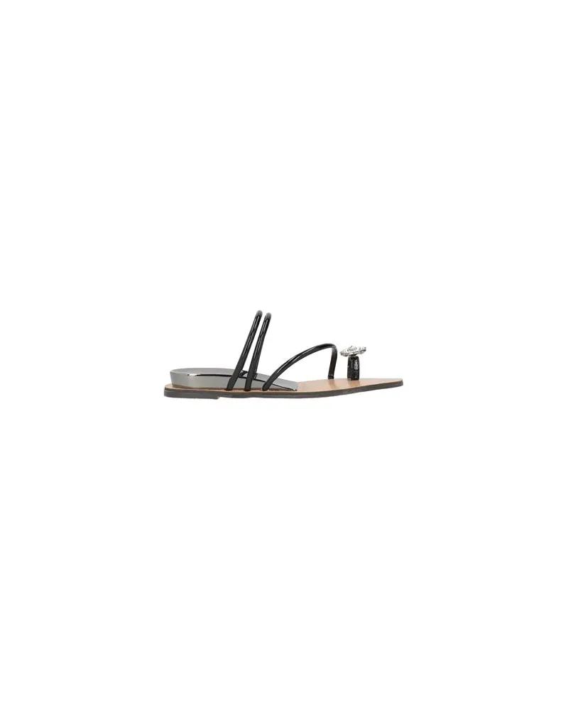 Laura Biagiotti SCHUHE - Zehentrennerauf YOOX.COM Schwarz